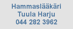 Hammaslääkäri Tuula Harju logo